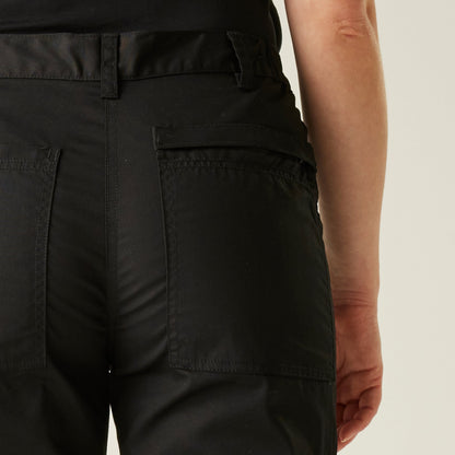 Regatta Ladies New Action Workwear Trousers, Black