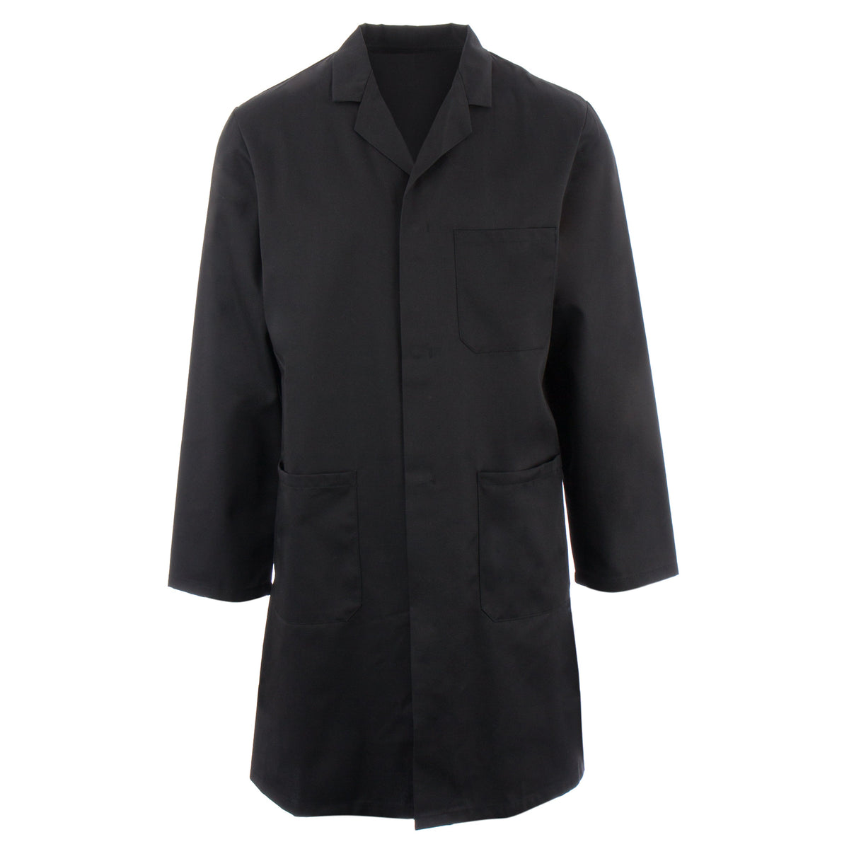 Alexandra Unisex Long Stud Button Coat