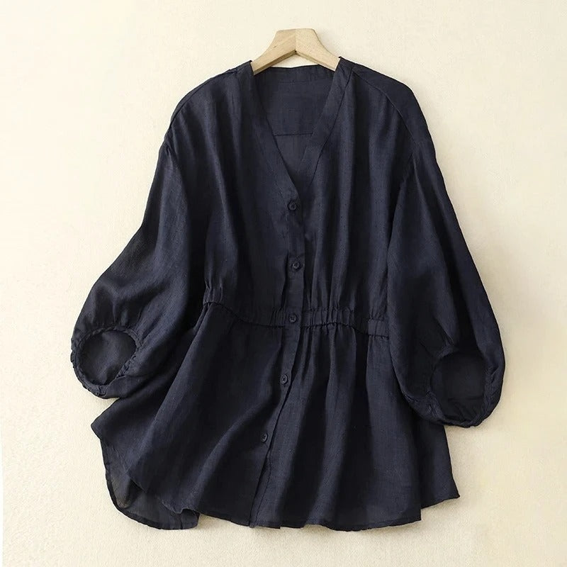 PALOMA LINEN BLOUSE