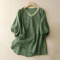 RITA LINEN BLOUSE