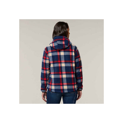 Hard Yakka Check Zoodie Women Hoodie with Zip