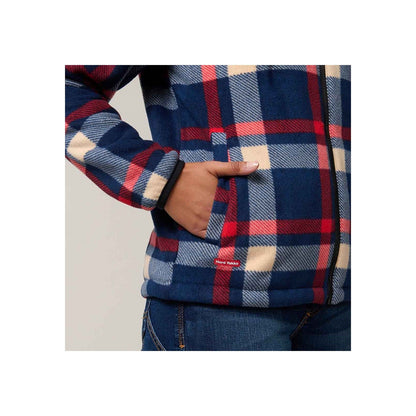 Hard Yakka Check Zoodie Women Hoodie with Zip