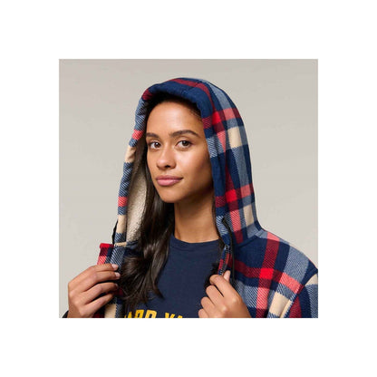 Hard Yakka Check Zoodie Women Hoodie with Zip