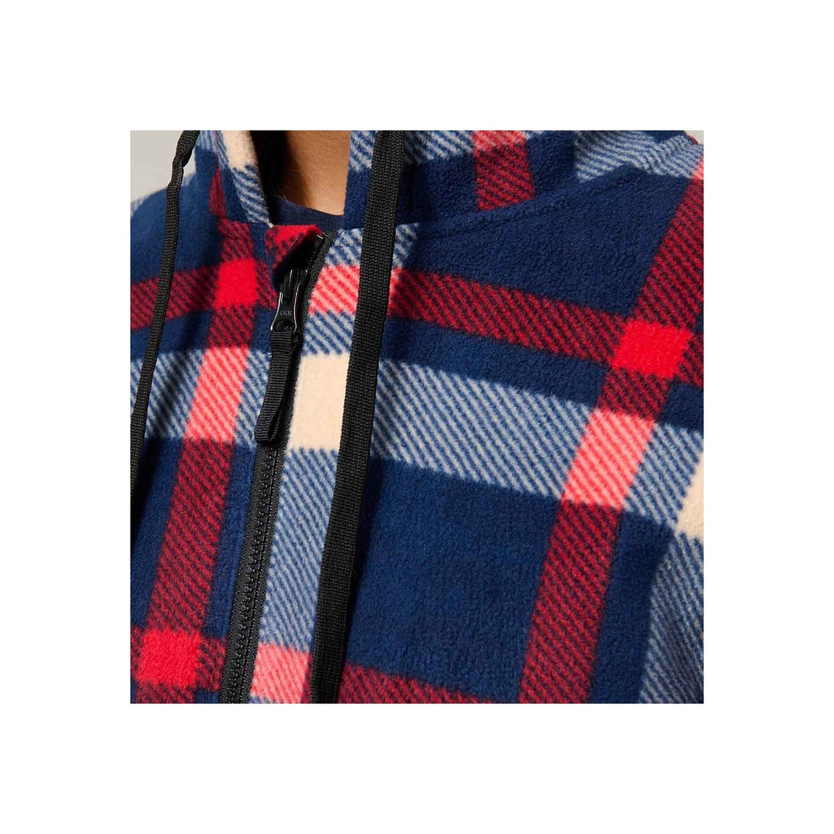 Hard Yakka Check Zoodie Women Hoodie with Zip