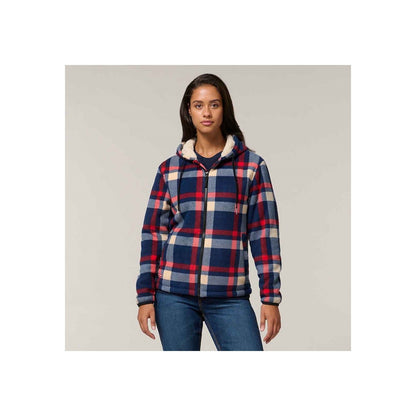 Hard Yakka Check Zoodie Women Hoodie with Zip