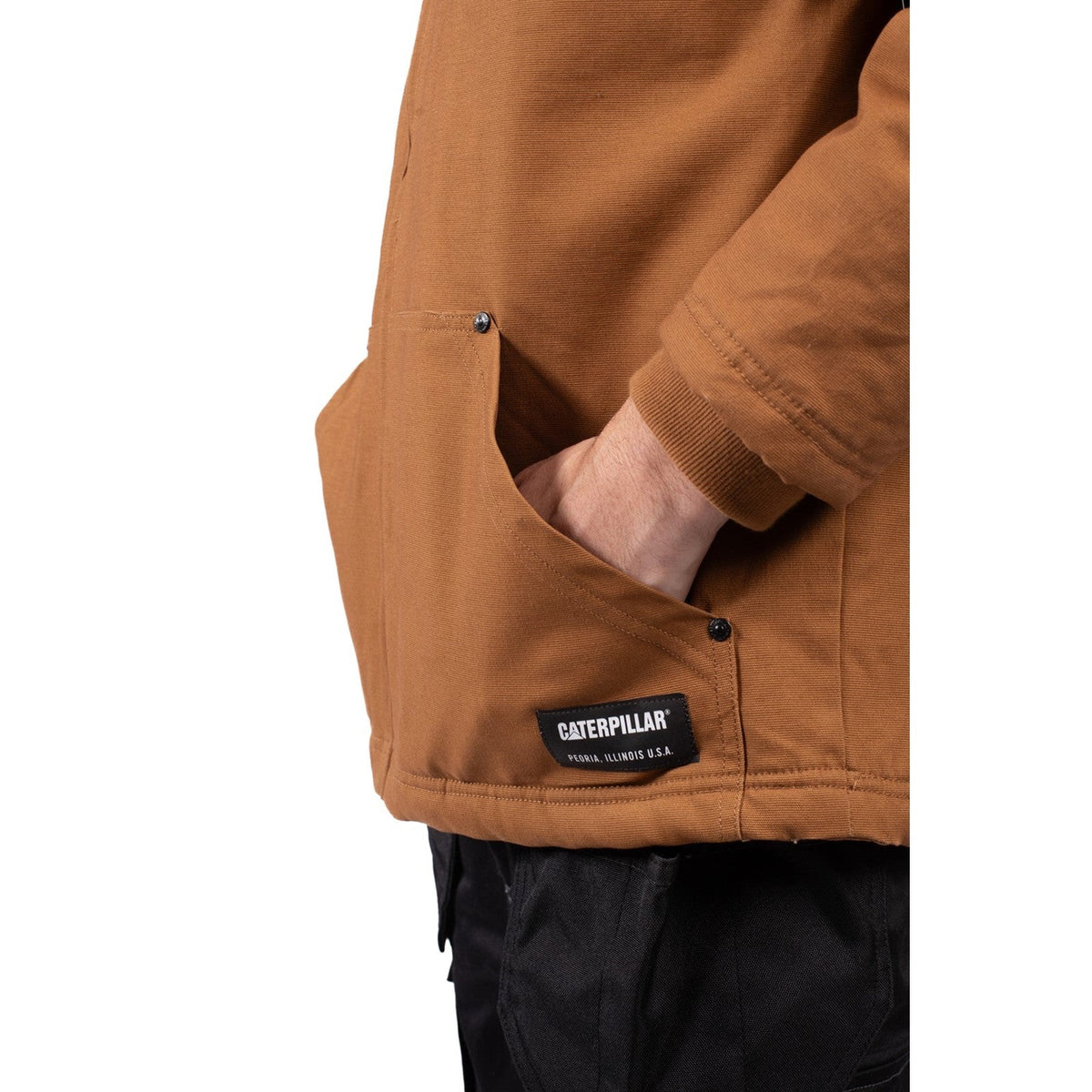 CAT Hooded Sherpa Lined Men Jacket