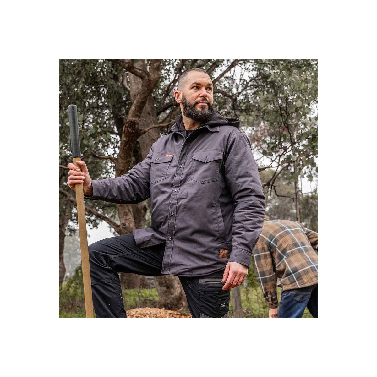 Hard Yakka Quilted Solid Men Jacket