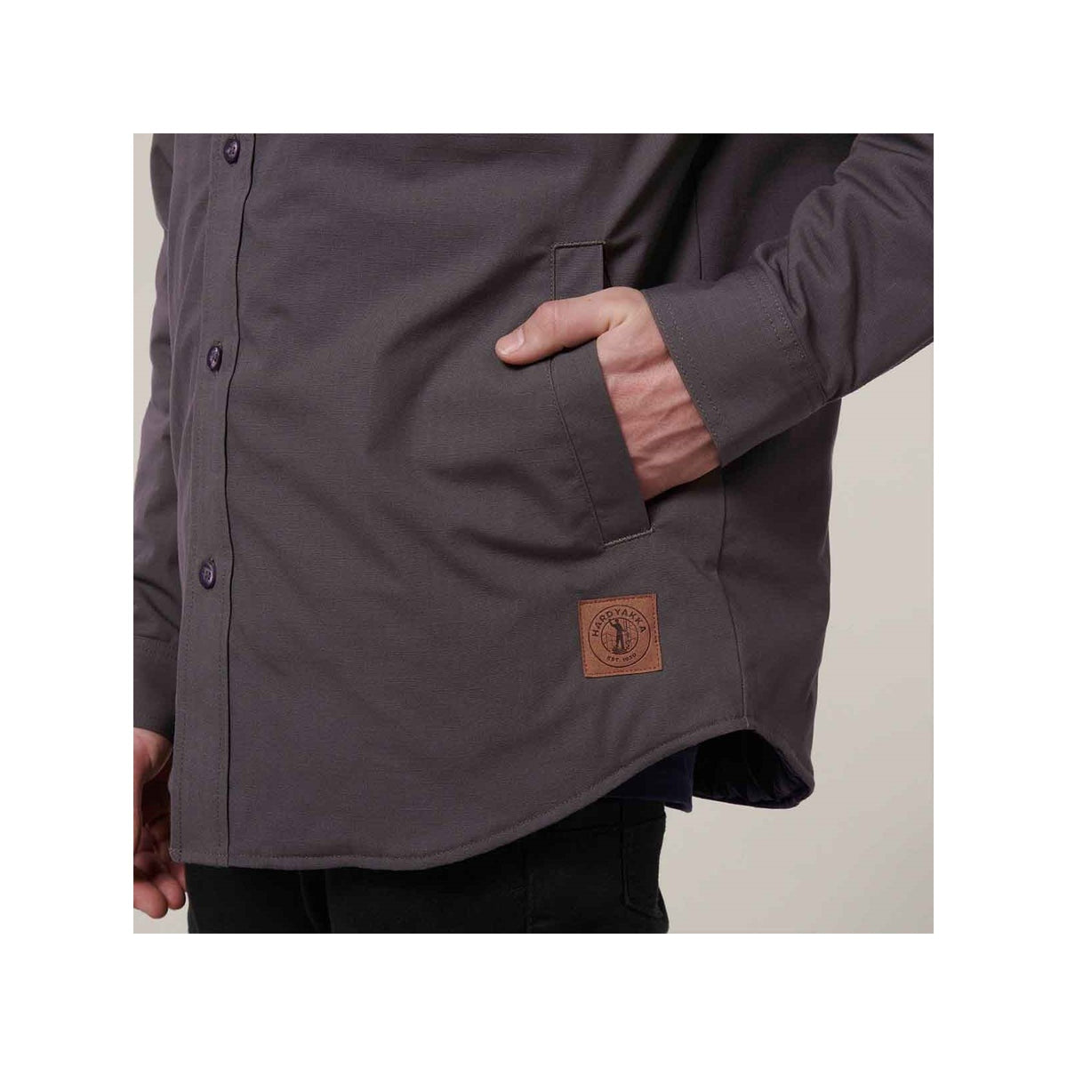 Hard Yakka Quilted Solid Men Jacket