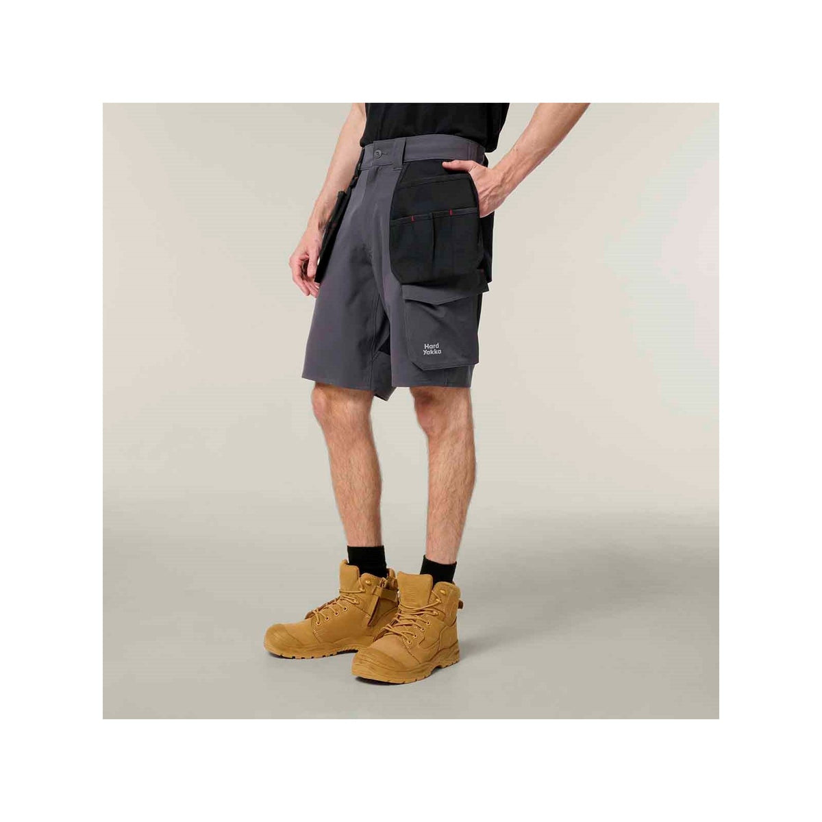 Hard Yakka Toughmaxx Lite Holster Pocket Men Shorts