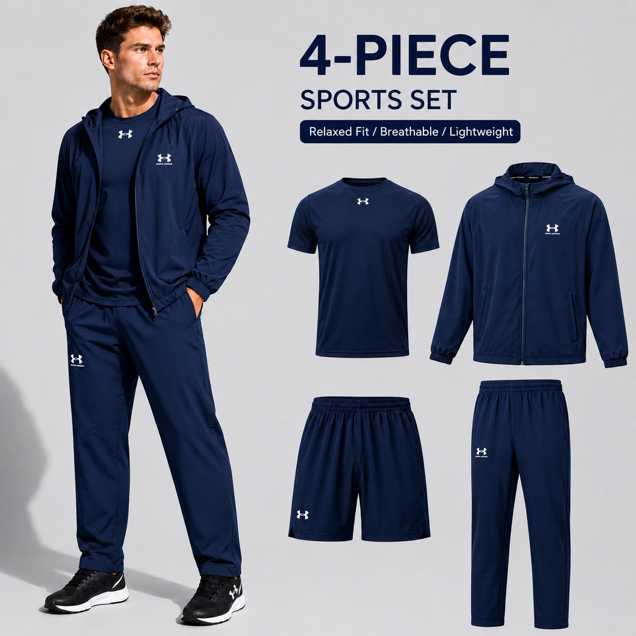 Men's Casual Sports Four-Piece Set