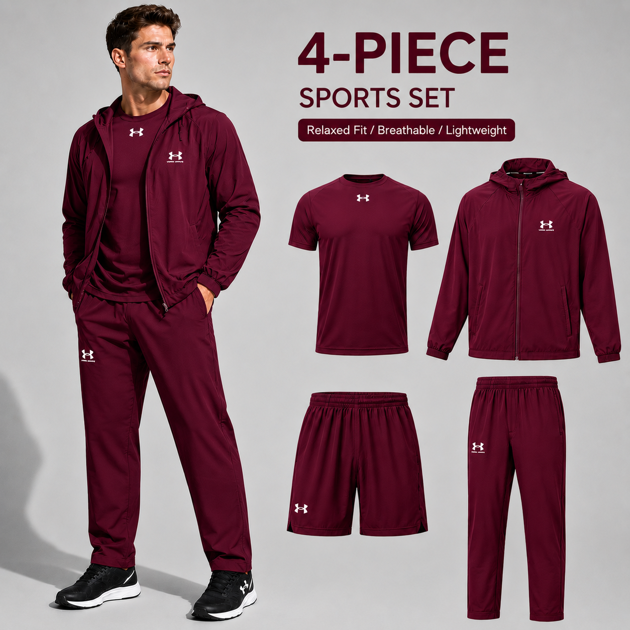 Men's Casual Sports Four-Piece Set