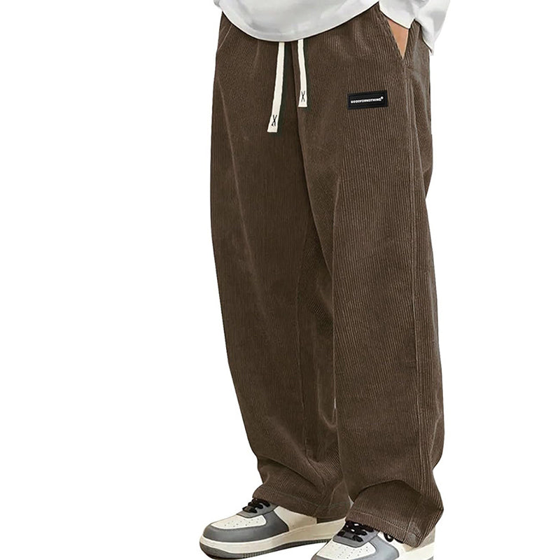 Everyday Relaxed Drawstring Casual Pants