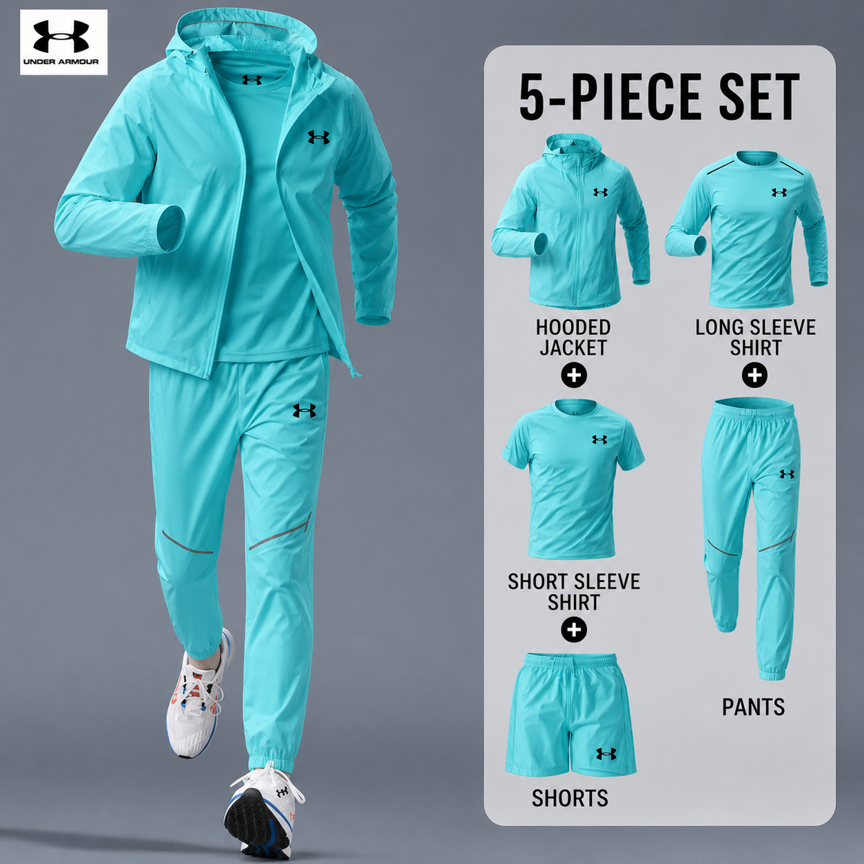 High-end five-piece casual suit