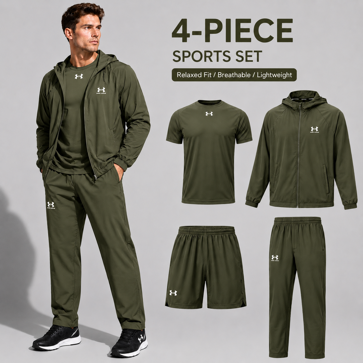Men's Casual Sports Four-Piece Set