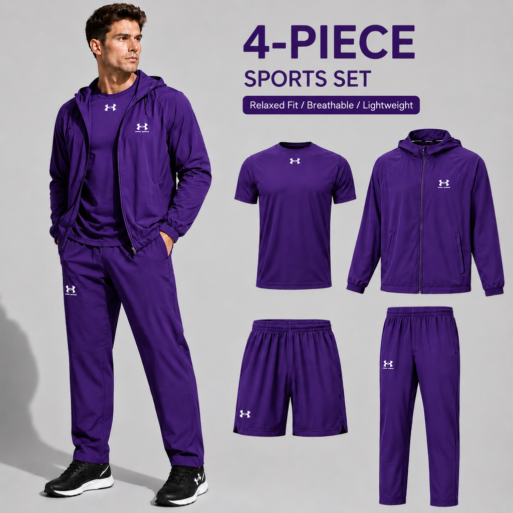 Men's Casual Sports Four-Piece Set