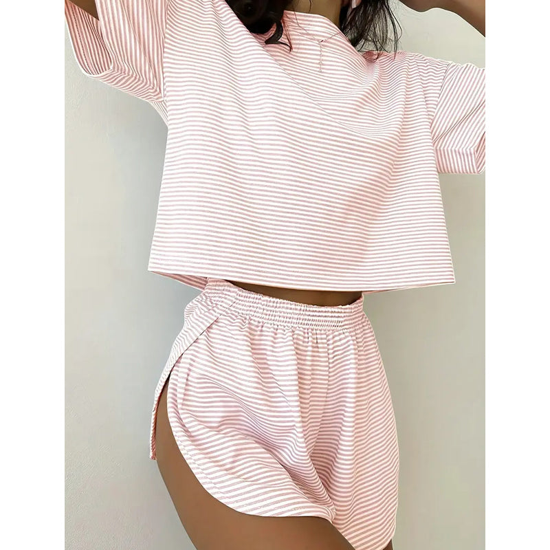 Cozy Striped Lounge Set