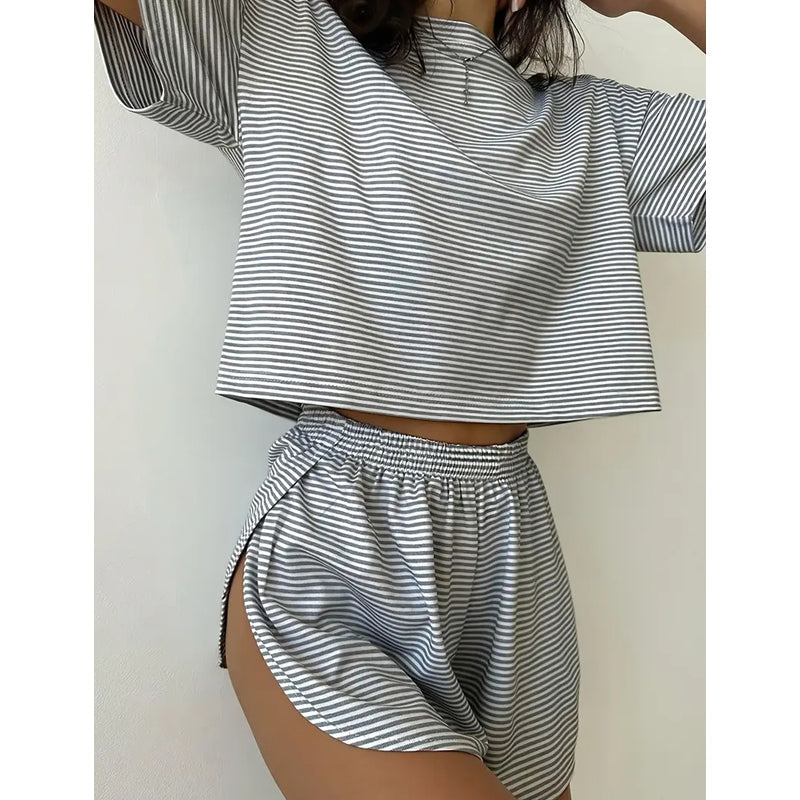 Cozy Striped Lounge Set