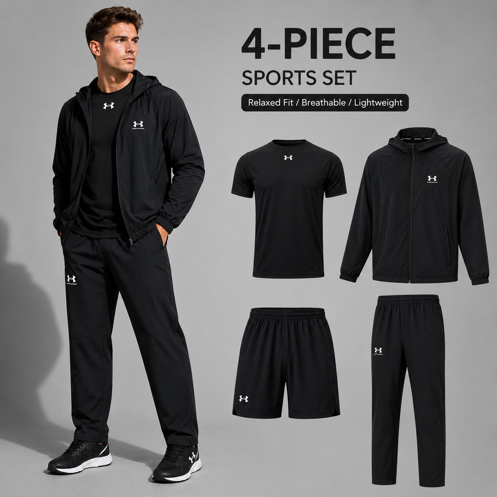 Men's Casual Sports Four-Piece Set