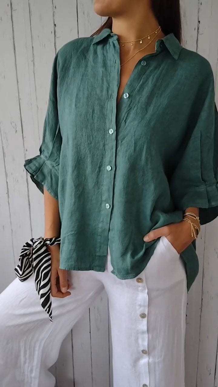 Chic Tie-Back Shirt