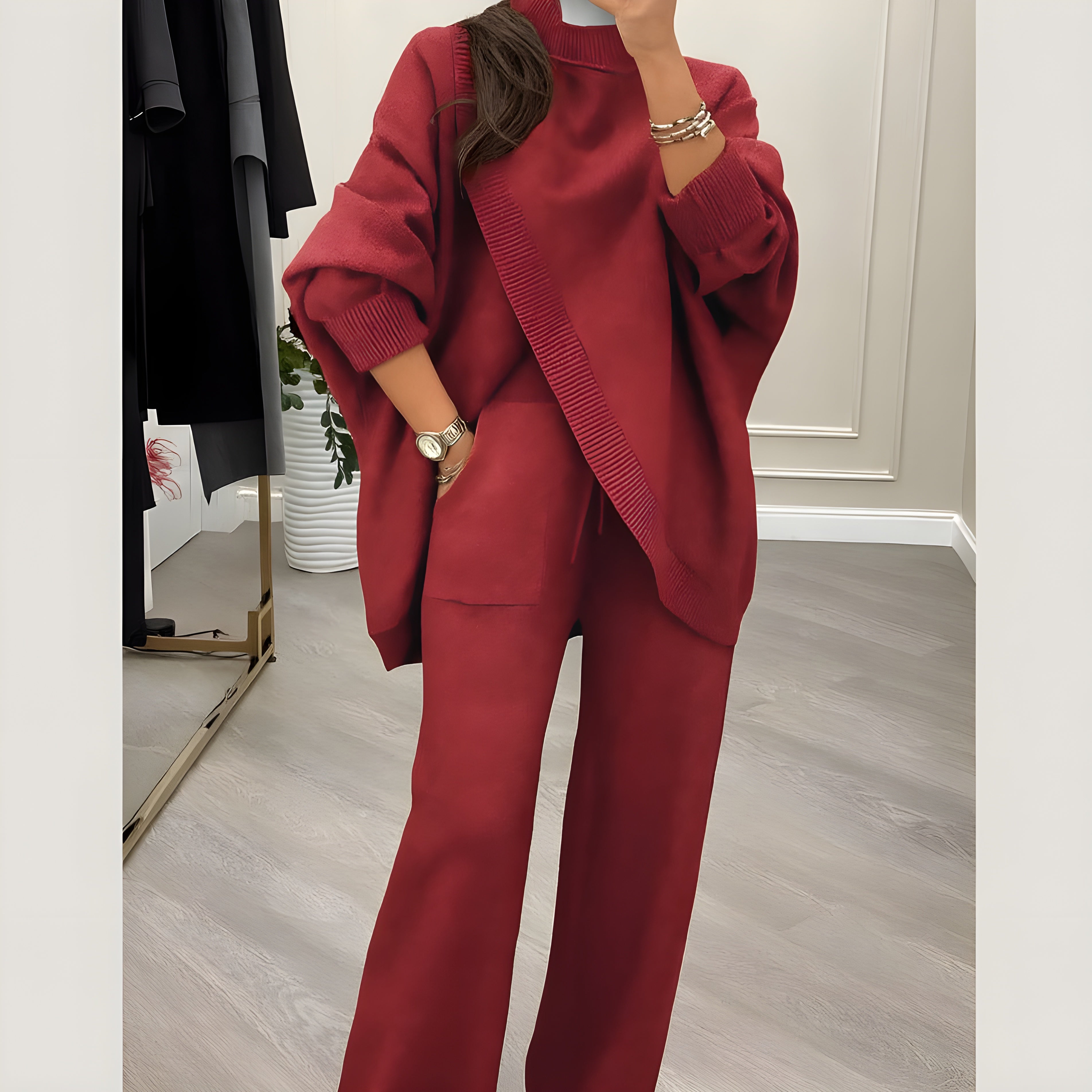 Livia Cozy Knit Lounge Set