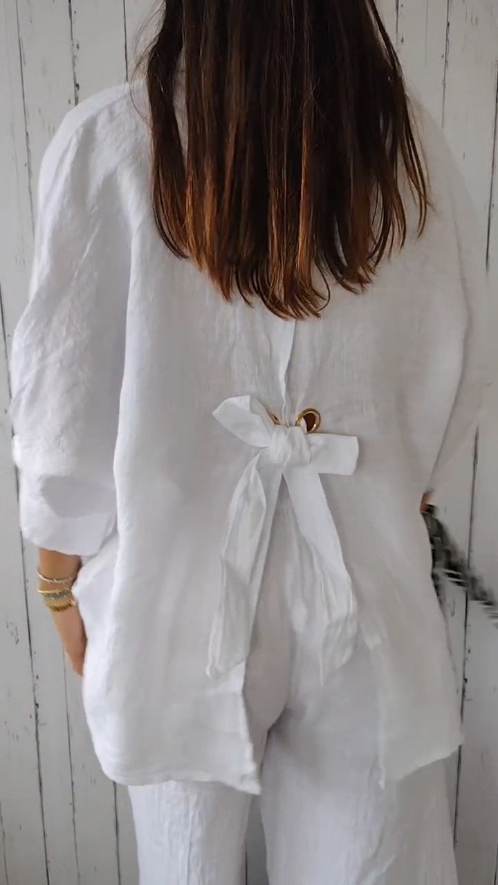 Chic Tie-Back Shirt