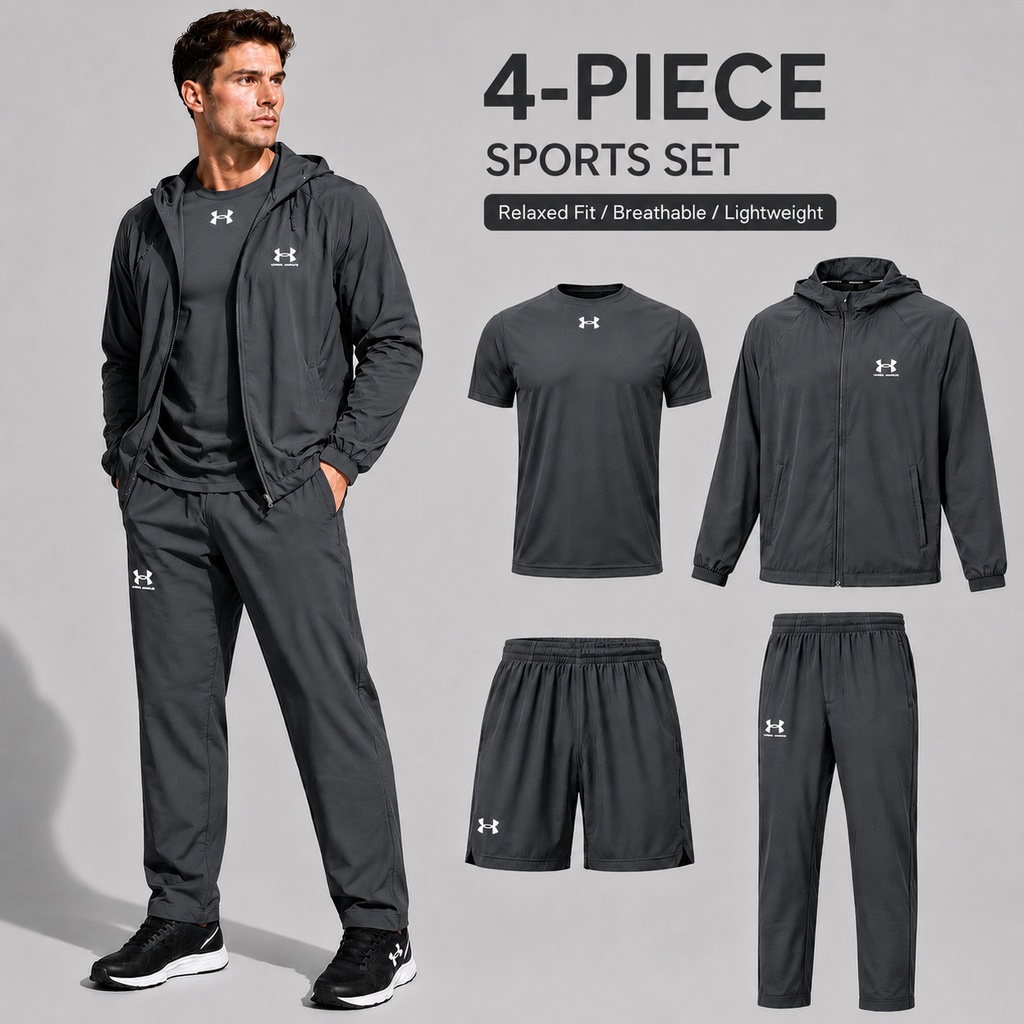 Men's Casual Sports Four-Piece Set