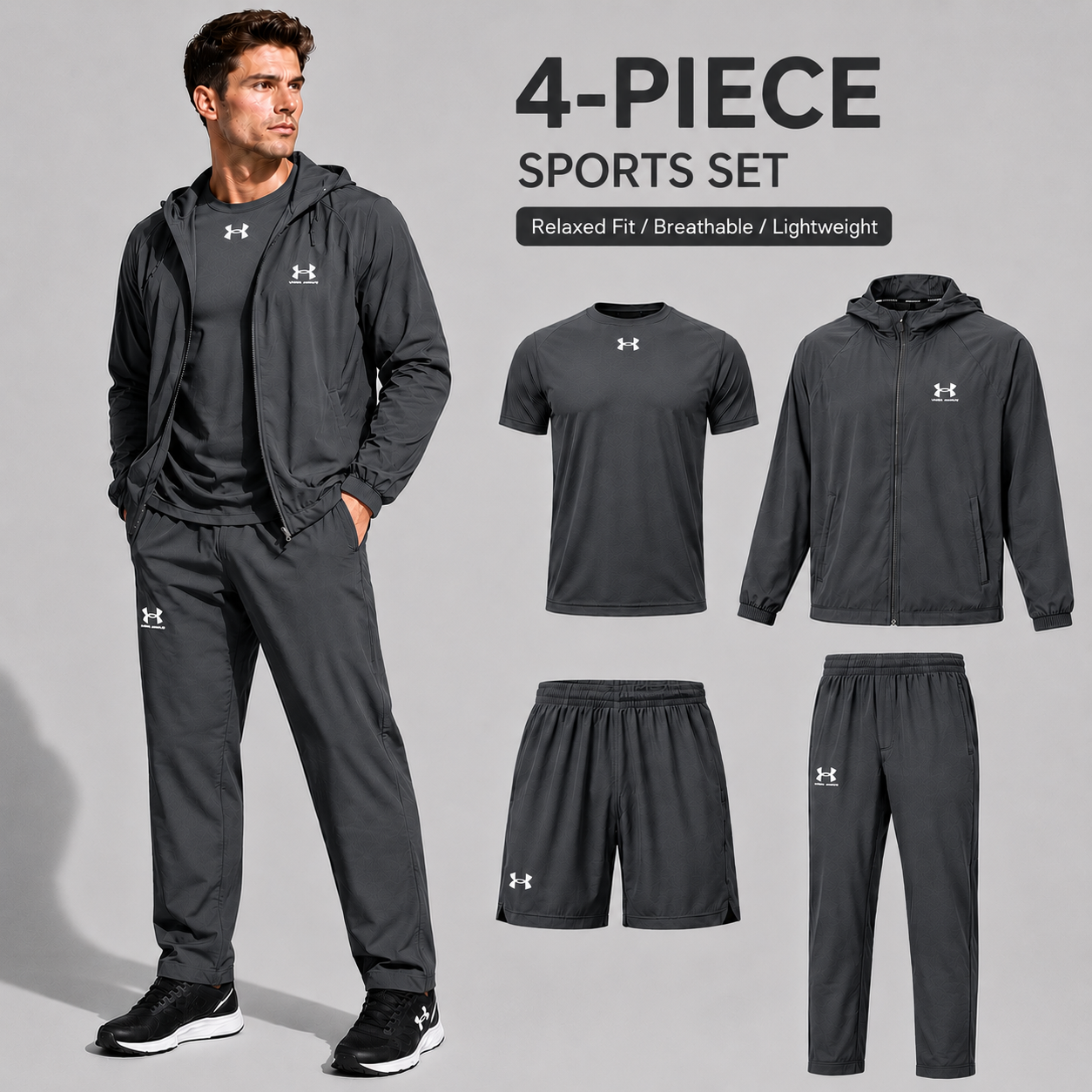 Men's Casual Sports Four-Piece Set