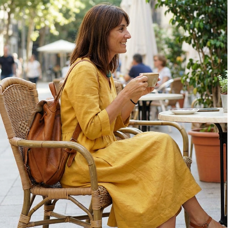 Everyday Casual Pocket Midi Dress