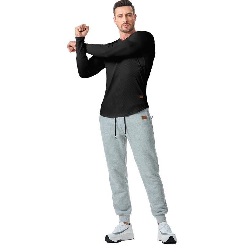 Longline V-Neck Ribbed Tee Essential
