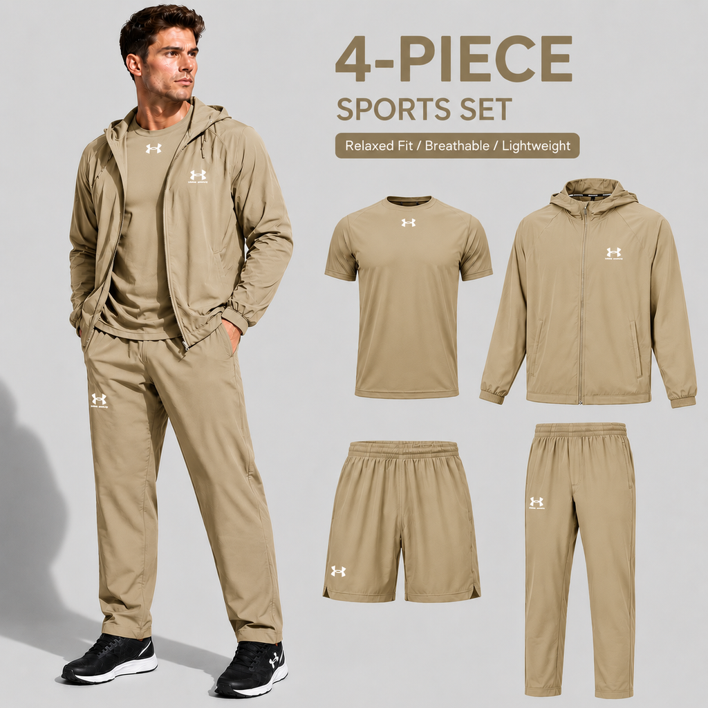 Men's Casual Sports Four-Piece Set