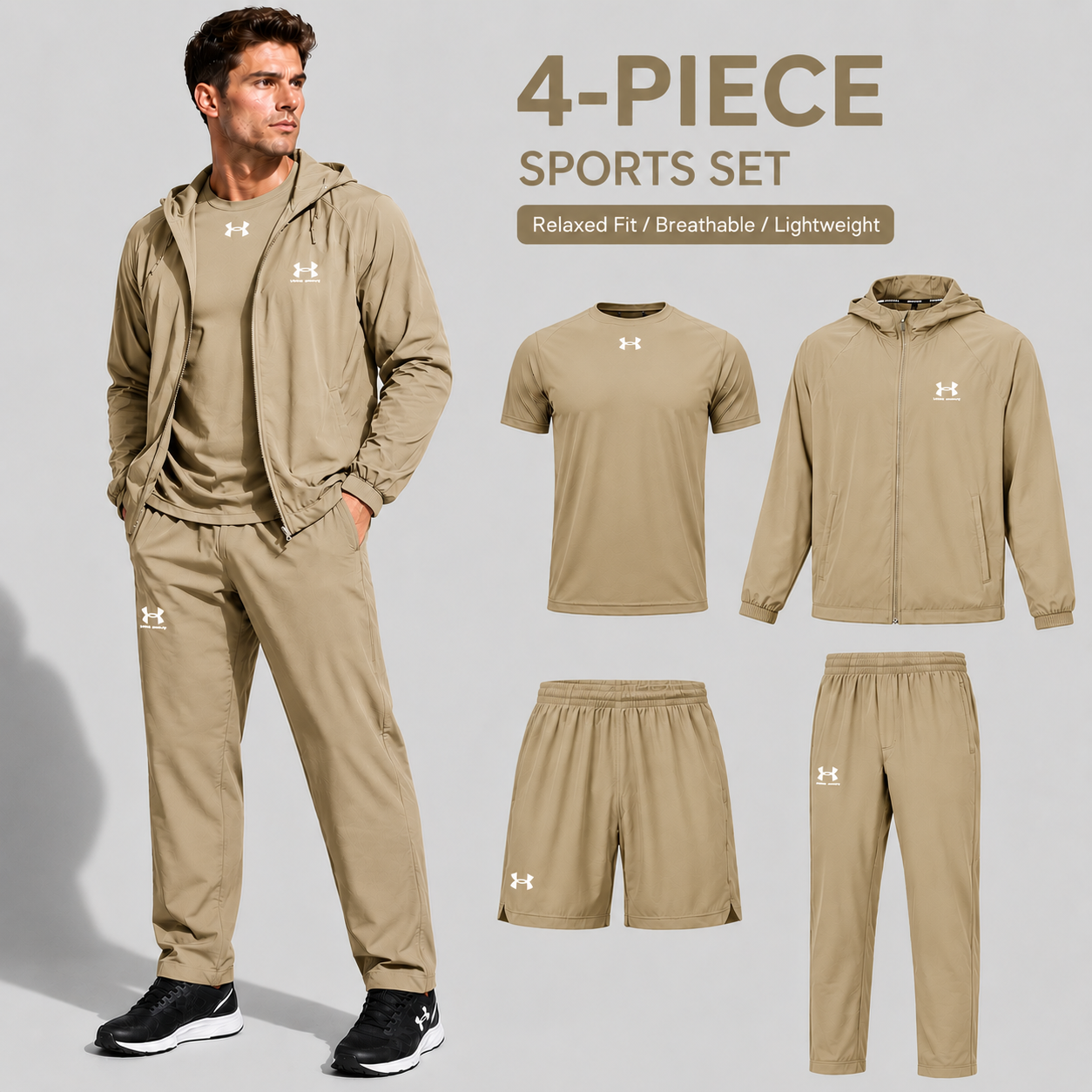 Men's Casual Sports Four-Piece Set