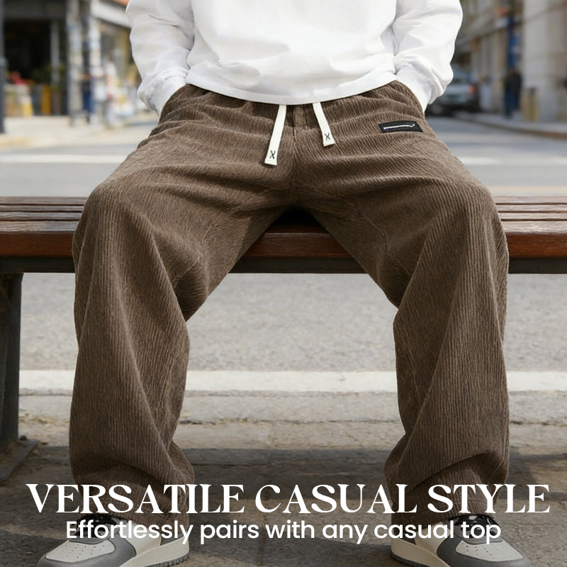 Everyday Relaxed Drawstring Casual Pants