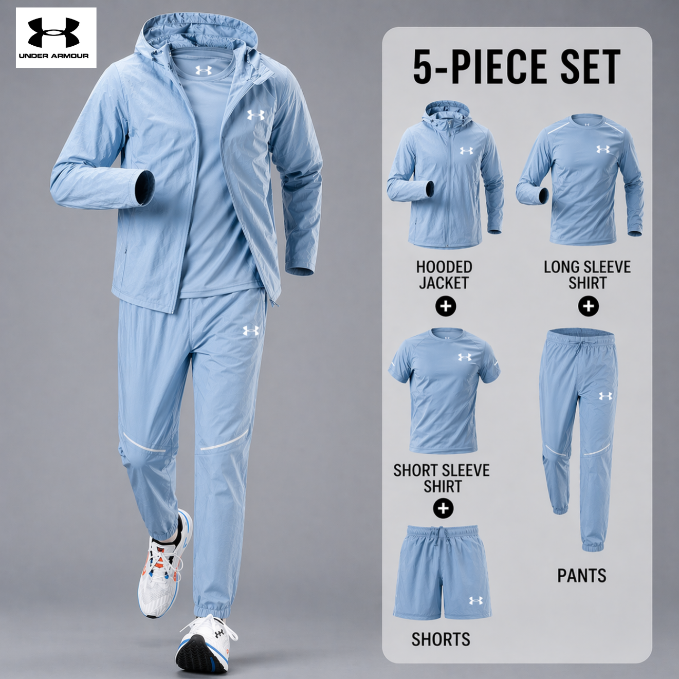 High-end five-piece casual suit