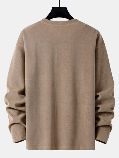 Long Sleeve Relax Fit Corduroy T-Shirt