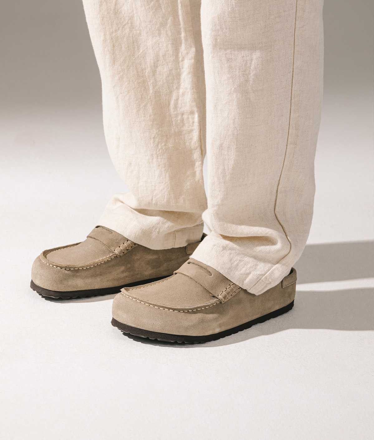 Naples Wrapped Suede Leather Clogs