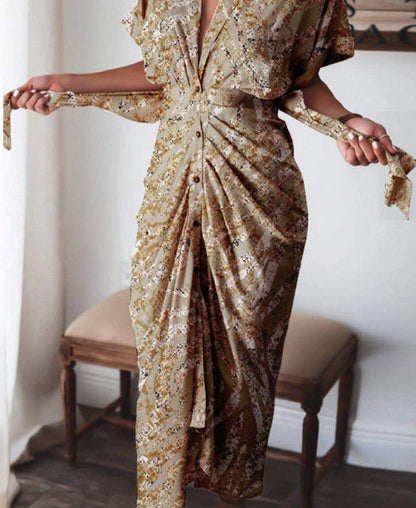 KAMILA BUTTONED DRESS