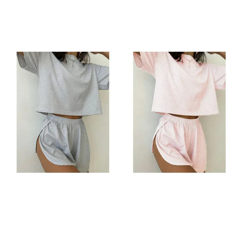 Cozy Striped Lounge Set