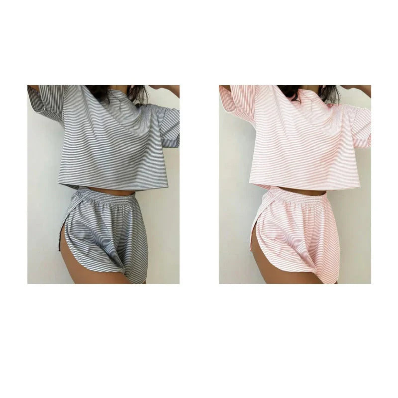 Cozy Striped Lounge Set