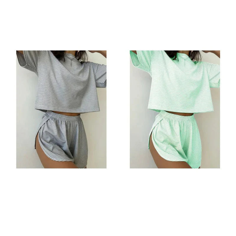 Cozy Striped Lounge Set