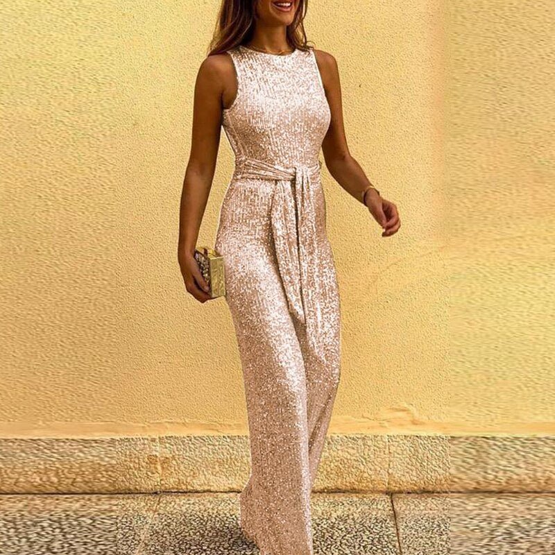 Amelie - Sparkling Sequin Jumpsuit